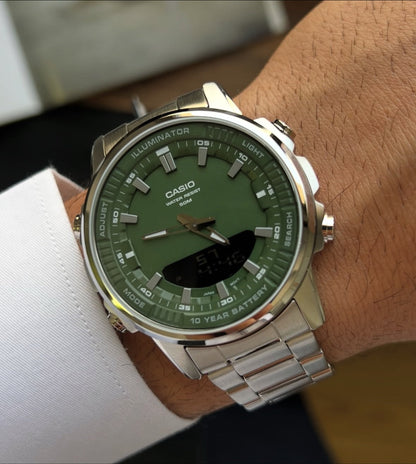 Casio Iconic Green Precision 🟢