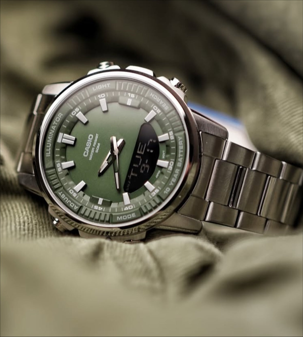 Casio Iconic Green Precision 🟢